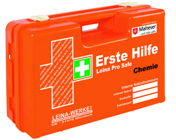 Erste Hilfe Koffer Chemie